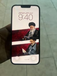 ايفون ١٣ برو ماكس ذاكرة ٢٥٦ بطارية ٧٧ لون زيتوني شخط واحد مابي السعر ٦...