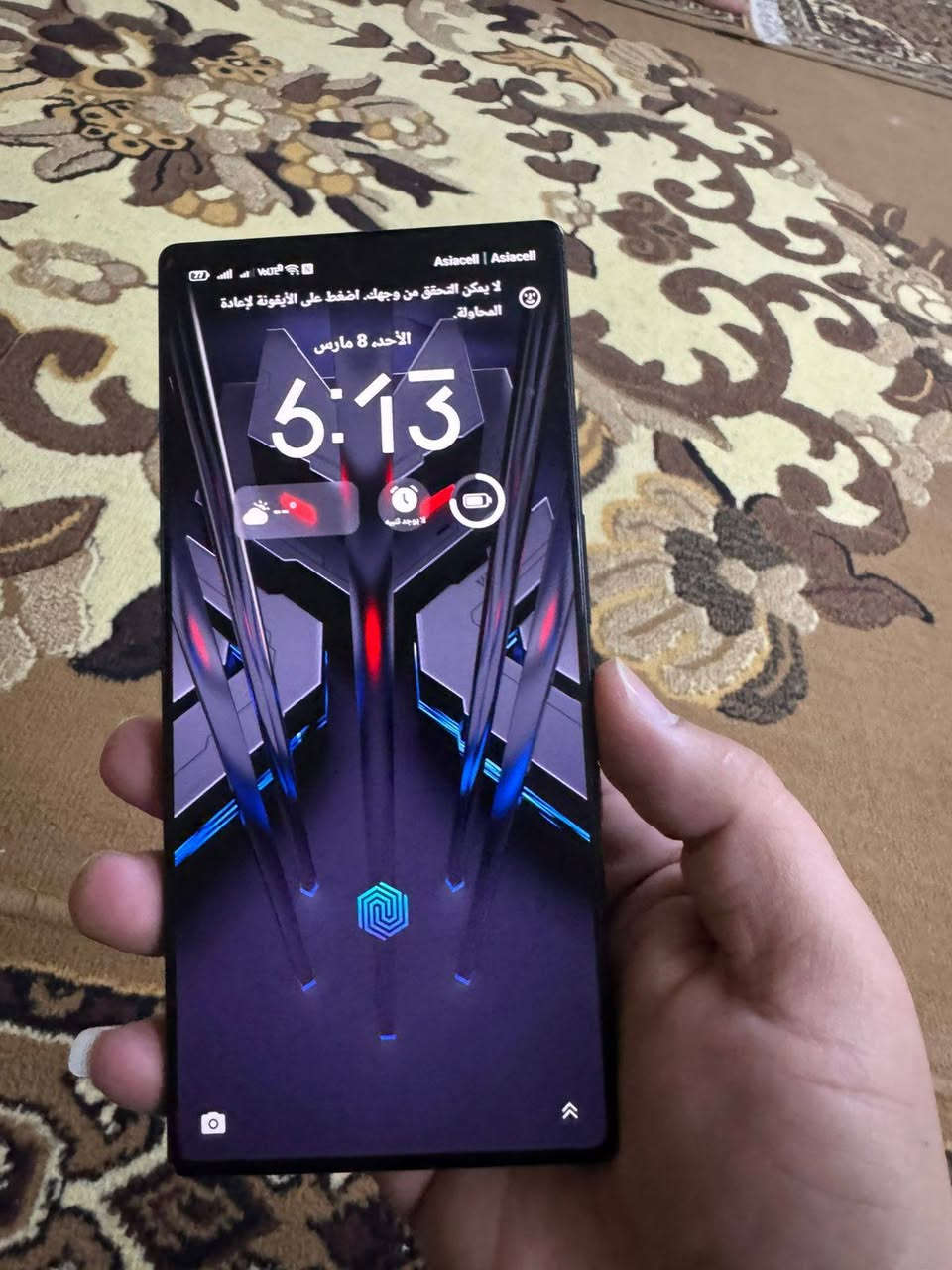 سلام عليكم جهاز ريد مجك11برو أخر اصدار  ذاكره 256عشوائيه 12+12 الجهاز جديد بمعنه الكلمه كامل ملحقات السعر 900وبي مجال بسيط كلش ***********
