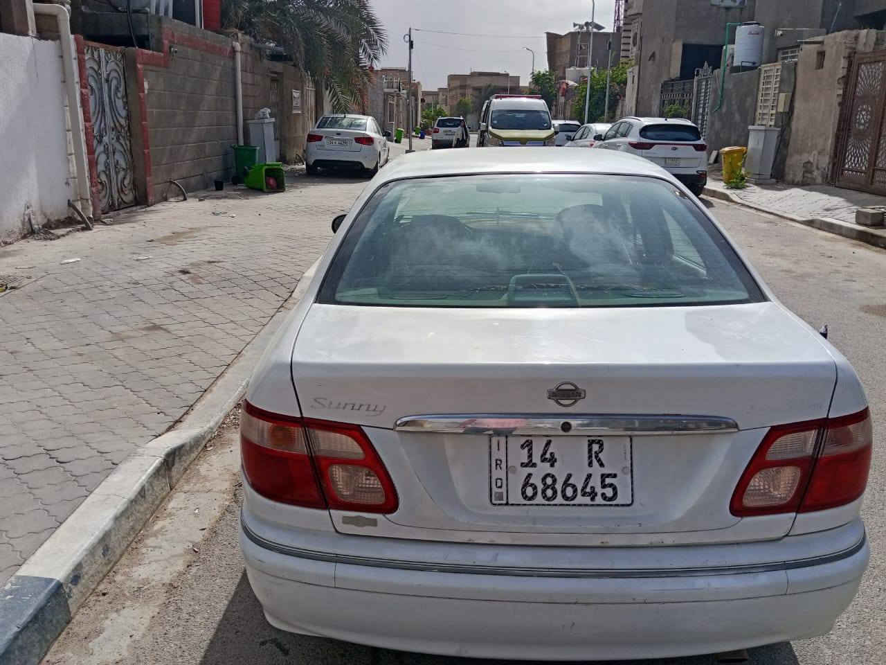 نيسان صني مديل 2000 مكفوله من العيب الشرعي تبريد عاطل سياره باسمي رقم الماني سعر 65رقم الهاتف ***********
