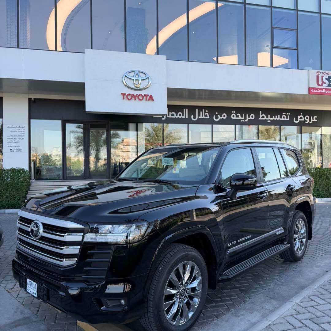 TOYOTA LAND CRUISER
GX.R
2026
ضمان تويوتا العراق(SAS) 
زيرو 
مواصفات ال GX.R :
(شاشه-كاميرا-حساسات-تحديد مسار-تحكم ستيرن-3 أنظمة قياده-كشنات جلد-كراسي كهرباء-3 شاشات-صندوق كهرباء-تشغيل عن بعد-بصمه-فتحه-لايتات زنون-ثلاجه-شاحن وايرلس-طفايه-كشنات تبريد-تبريد خلفي منفصل-شاشه تدعم ابل كار بلي واندرويد اوتو-وبقية المواصفات المعروفه)

للاستفسار 
*********** بغداد, العراق
