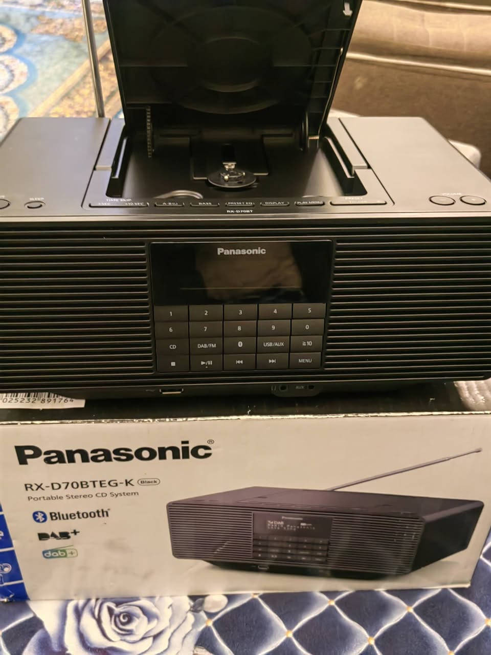 باناسونيك الاصلي ثقيل 5كيلو يحمل قرص يشغلMP3 بلوتوث راديو كهرباء وباتري يشتغل صوت روعه 50 مع التوصيل


**إذا كنت صاحب هذا الإعلان وتريد حذفه لأي سبب، رجاءا أرسل رسالة إلى الدعم الفني**