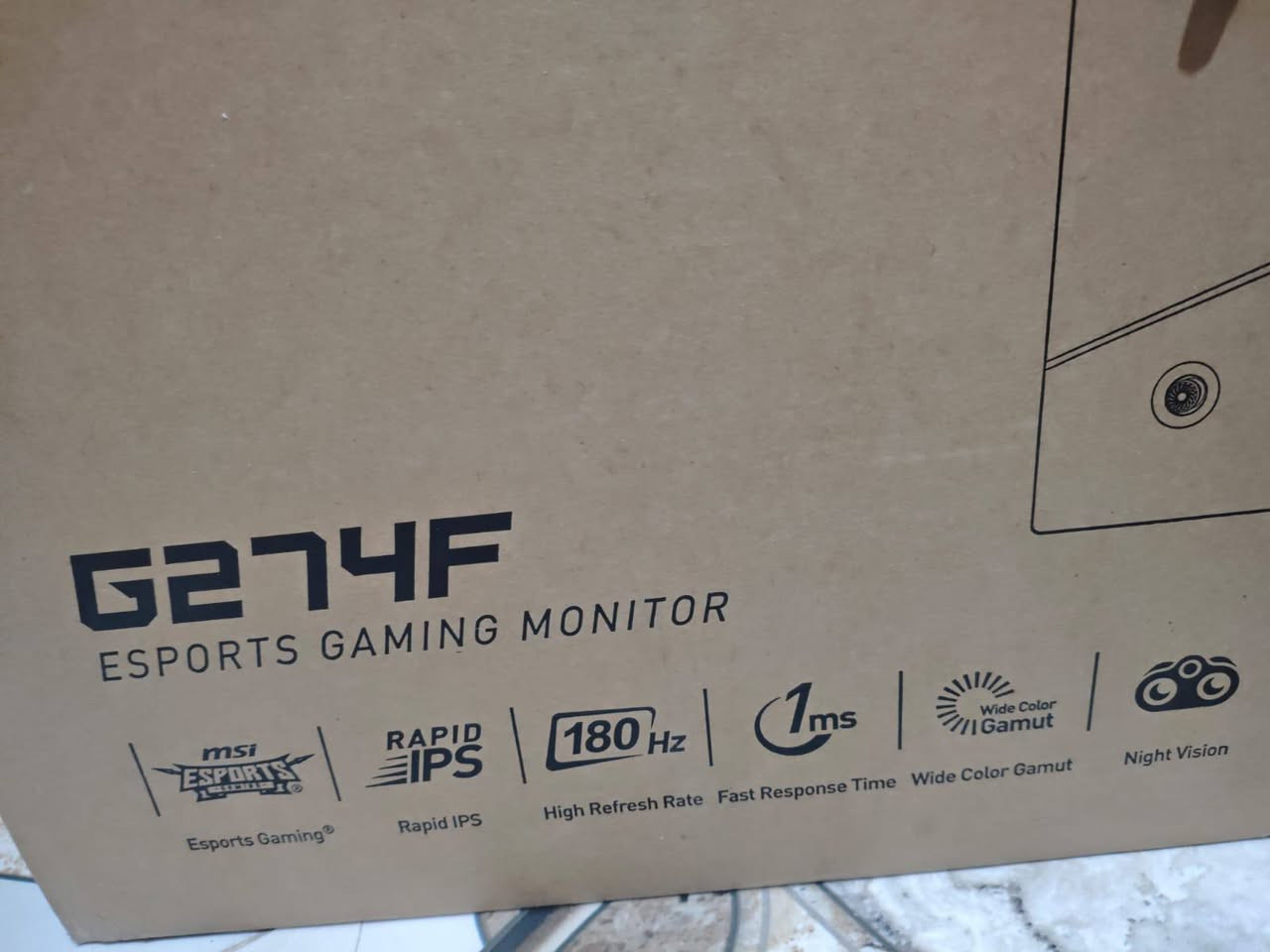 للبيع شاشة MSI G274F 27” Gaming Monitor
الحجم: 27 إنج
النوع: Rapid IPS
الدقة: FHD 1920x1080
التردد: 180Hz
الاستجابة: 1ms
تدعم FreeSync / G-SYNC Compatible

210 مع التوصيل 
الشاشة نظيفة استعمال اقل الشهرين 
للاستفسار خاص


**إذا كنت صاحب هذا الإعلان وتريد حذفه لأي سبب، رجاءا أرسل رسالة إلى الدعم الفني**