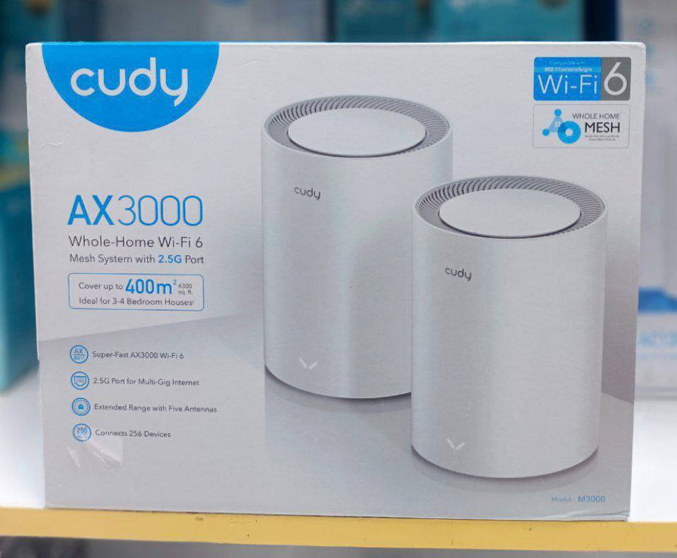 📌 توفرت مشات كودي 

  - CUDY  M1200 -1PCS
♦ السعر 24.000
- CUDY  M1200  -2PCS
♦ السعر  47.000
- CUDY M1200 - 3PCS
♦ السعر  80.000
- CUDY M1300 - 1PCS 
♦ السعر  30.000
- CUDY M1300 -2PCS 
♦ السعر  60.000
- CUDY - M1300 -3PCS
♦ السعر  84.000
 - CUDY -M 1800- 1pcs
🔺السعر  47.000
- CUDY M1800 - 2PCS 
♦ السعر 80.000
  - CUDY M1800 - 3PCS
♦ السعر 120.000
 - CUDY M3000- 1PCS 
♦ السعر 42.000
 - CUDY M3000 - 2PCS
 ♦  السعر 82.000
- CUDY M3000- 3Pec 
♦ السعر 120.000 
CUDY M3600- 1Pec
♦  السعر 55.000
CUDY M3600- 2pec
♦ السعر  103.000
CUDY M3600-3pec 
♦ السعر 155.000
للاستفسار 📞 تواصل معنا ***********
توجد خدمة توصيل خلال 24 ساعة ⏰
