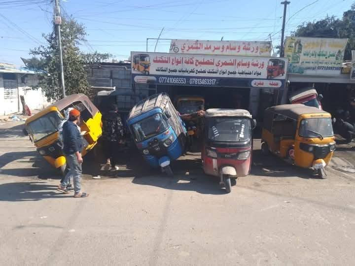 ياالله رجعنا وياكم باقوه العروووض ورشة وسام الشمري التحوير بياجو اتول وتصليح كافة  التكاتك باجاج TVS كلشي متؤفر عدنا تجفيت عام 200الف تجفيت نصف 100الف هواي عروض عدنه اهلا وسهلأ بيكم ورشة وسام الشمري عنوان البياع مدخل شرطه الرابعه ***********واتساب موجود
