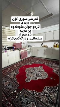سليمانية • فرش احمر • نظيف