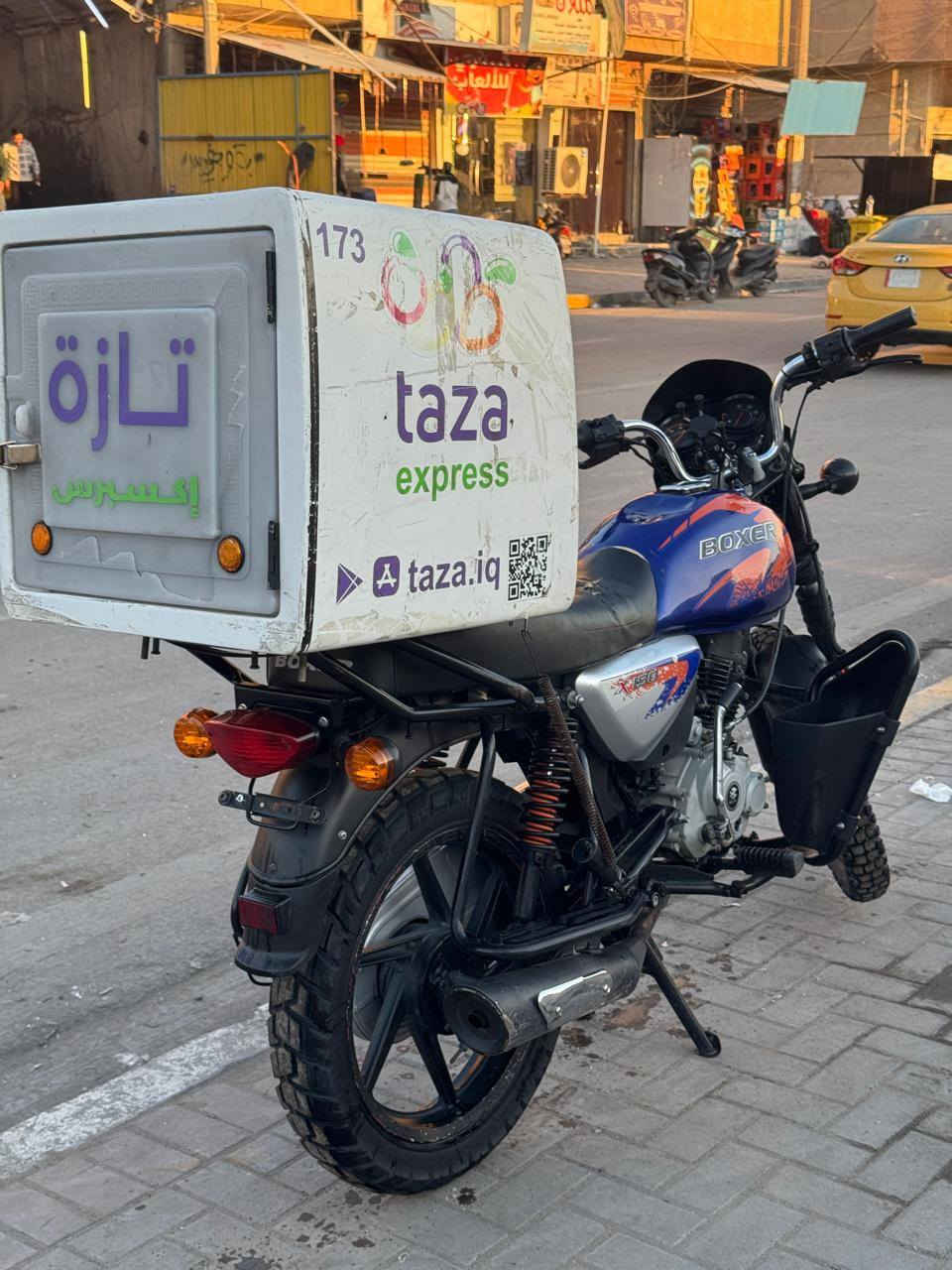 سلام عليكم
دراجة بوكسر موديل ٢٣ شكل ل ٢٢ مرقم بغداد بسمي تحويل ثاني يوم دراجة شلعه معدل تخبل السعر 1900وبيها مجال بغداد الحريه
رقم ***********
