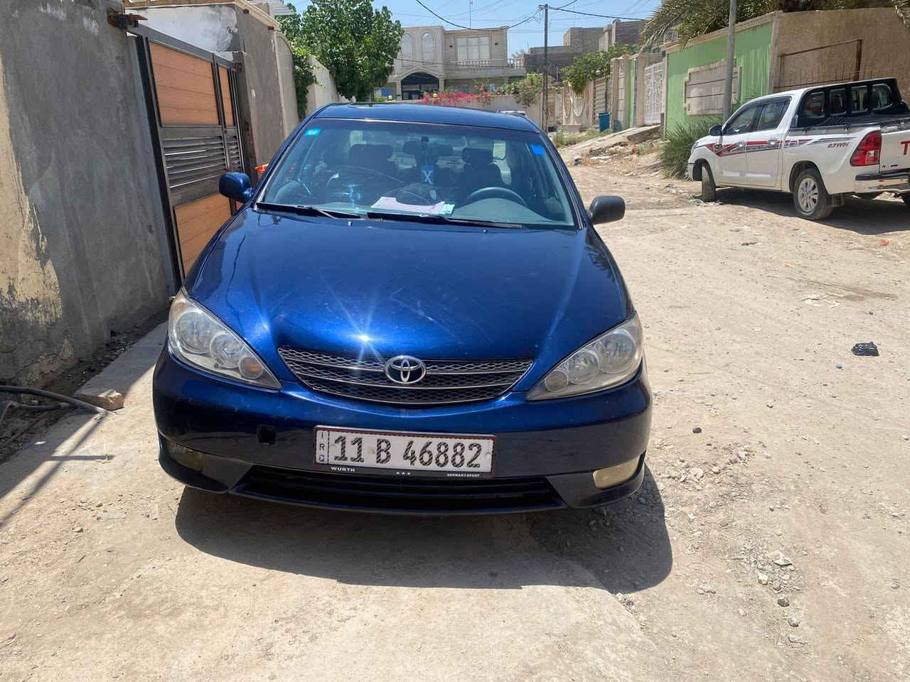 سلام عليكم
كامري موديل 2005 xle V6
 فتحة جلد صاج سايد بريك جوة الحديث
بردة بلادية ويل كب بلادي تاير باتري جديد
تبريد ثلج تدفئة حساس تاير abs
السيارة جديدة ترتيها حلو
بيها طخات وجرد ومصبوغة عام باب مبدلة اصلية 
مكاني بابل المسيب 
السعر.   84 وبيها مجال قليل
للأستفسار : ***********
