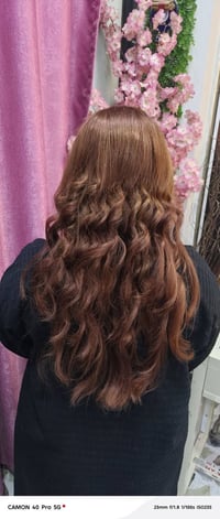 عرووووووض ناررر 🔥🔥🔥🔥🔥  صالون رمش عين  صبغ مع قص 20  خصل سليفون 15 معال...