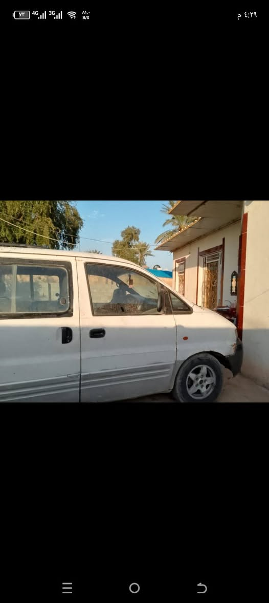 للبيع هونداي ستاركس موديل 2000رقم بغداد الماني تحويل مباشر كير وكسل كفاله الماكينه  خيط بخار فقط بدون تنقيص السعر 32ورقه وبيه مجال الشراي ***********
