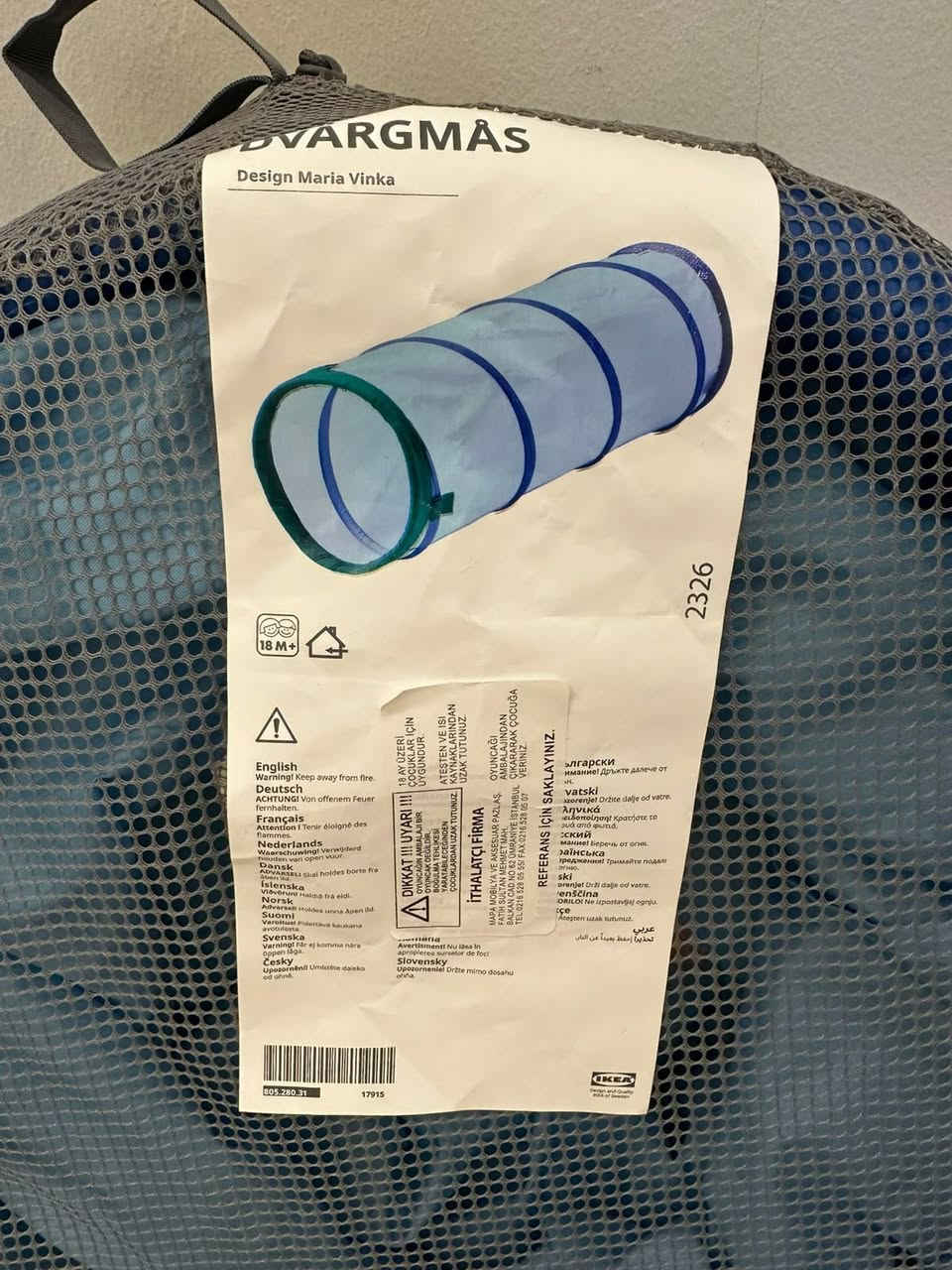 IKEA - play tunnel, blue أربيل, العراق


**إذا كنت صاحب هذا الإعلان وتريد حذفه لأي سبب، رجاءا أرسل رسالة إلى الدعم الفني**