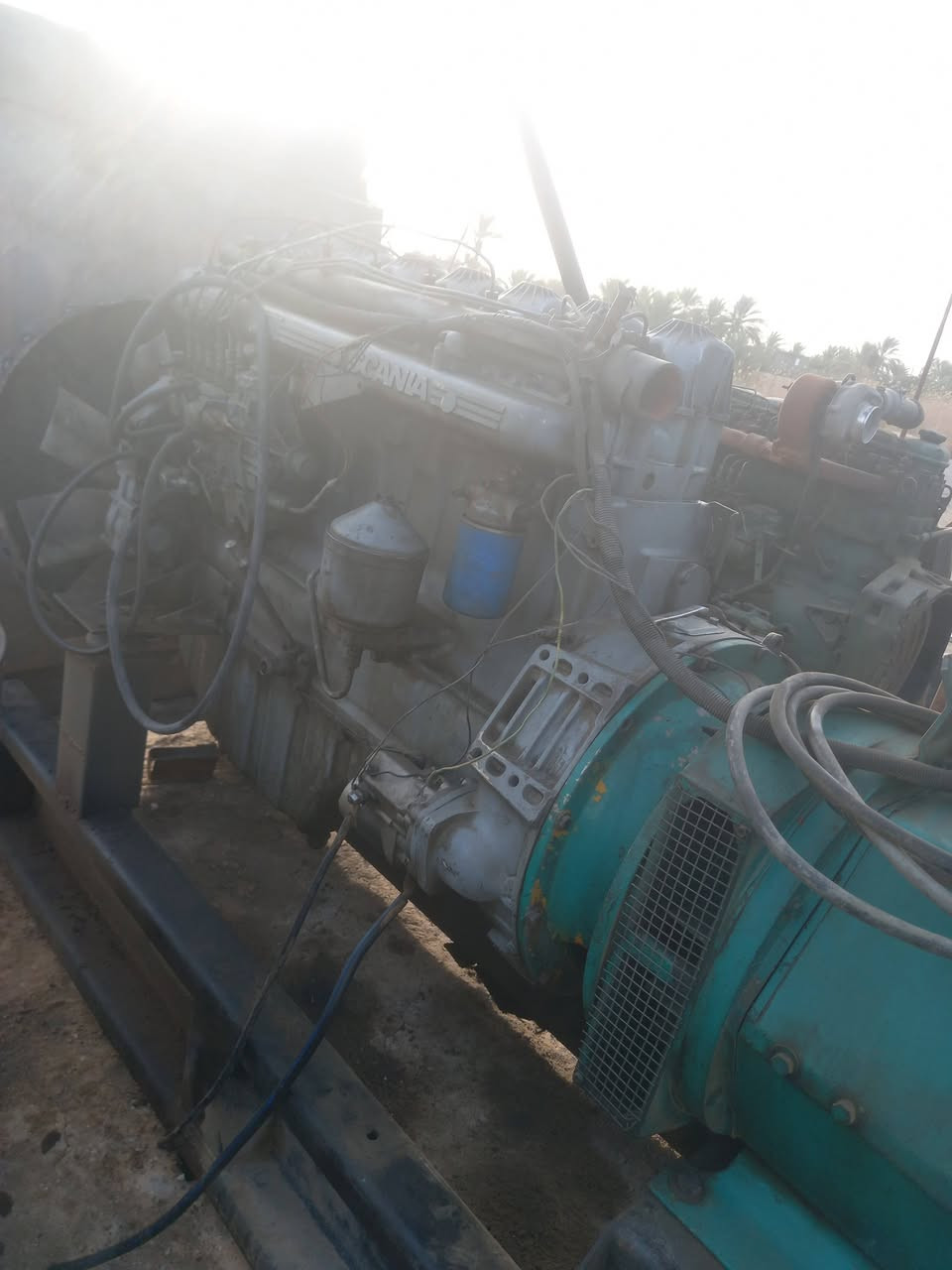 سكانيا بومه ٩٥ محرك جديد لا صرف لا بخار جاهز على حمل توليد ٢٥٠ مكان بغداد ابو غريب للاتصال للاتصال *********** او ***********       سعر   ٤٥
