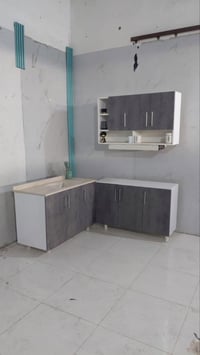 كاونتر جديد استعمال اقل الاسبوع تلث قطع الارضي متر ونص والسنك والملحق ...