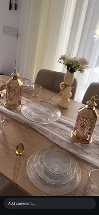 طقم مواعين • ٣٢قطعة • مذهب