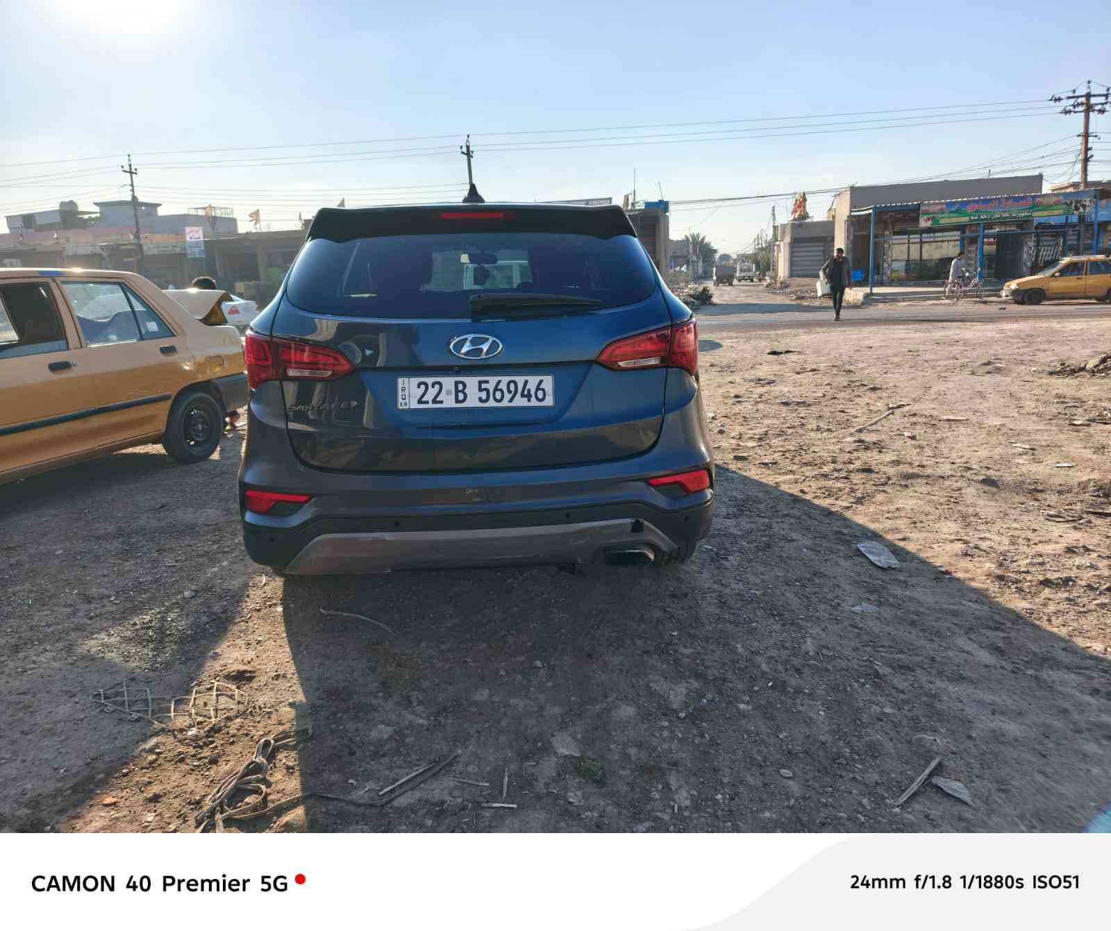 بسم الله الرحمن الرحيم) السلام عليكم سنتافي موديل 2017 وارد امريكي ضررها بلجاملغ الخلفي ومصبوغ الصفحة ويا توحيد لون موجود السونار داخل المنشور مكينه 4 سلندر 2400 السيارة ماشية 91 الف رقمها اربيل تريد تحويل تريد وكالة سنويه ساقطه 
( سعرها 130 ورقه وبيها مجال للطيبين) رقمي للتواصل 
*********** مكاني بغداد طريق القديم الرابط بين بغداد وديالى السياحي
