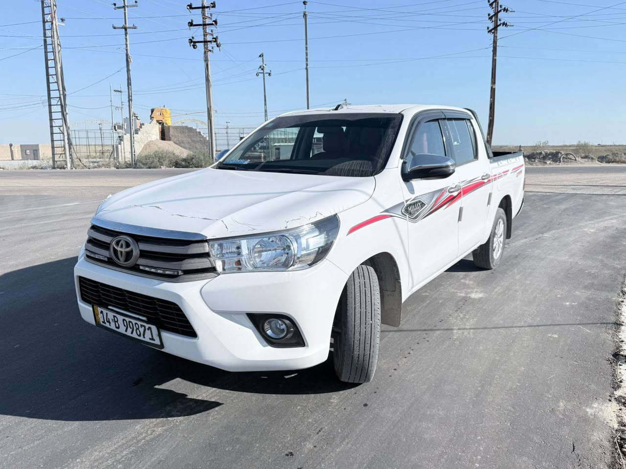 بيكب هايلوكس مديل 2024 بعدها زيرو ماشيه 20 الف حقيقي
بسمنه رقم بصره جديد 
سعر 270  بيه مجال قليل 
*********** /***********
