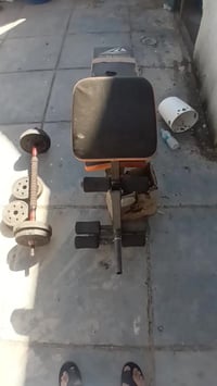 مسطبة رياضية • مع الاوزان • سبع البور