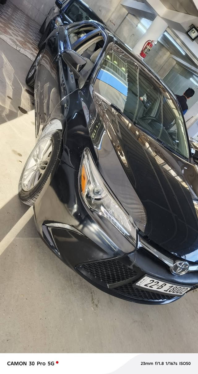 كامري موديل 2016 للبيع سعر 147$ بيها مجال قليل ضرر فقط راس الجاملغ اقل من شبر فقط هزه سنوي رقم كلها جدد رقم اربيل دولي شرط التحويل تريد وكاله  مكاني اربيل الاتصال على *********** 
شرط محرك گير سيارة كلها بشرط ماتصرف عليها دينار
