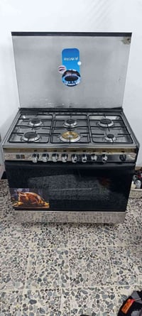 طباخ هنديكو ستيل • ٦ شعلات • ٩٠×٦٠ سم