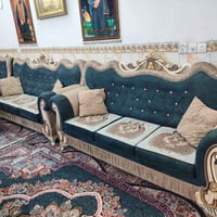 للبيع 🔥 تخم قنفات ملكي 10 مقاعد 👑🛋️ فخم ومرتب يليق بالبيت الراقي ✨  نظ...