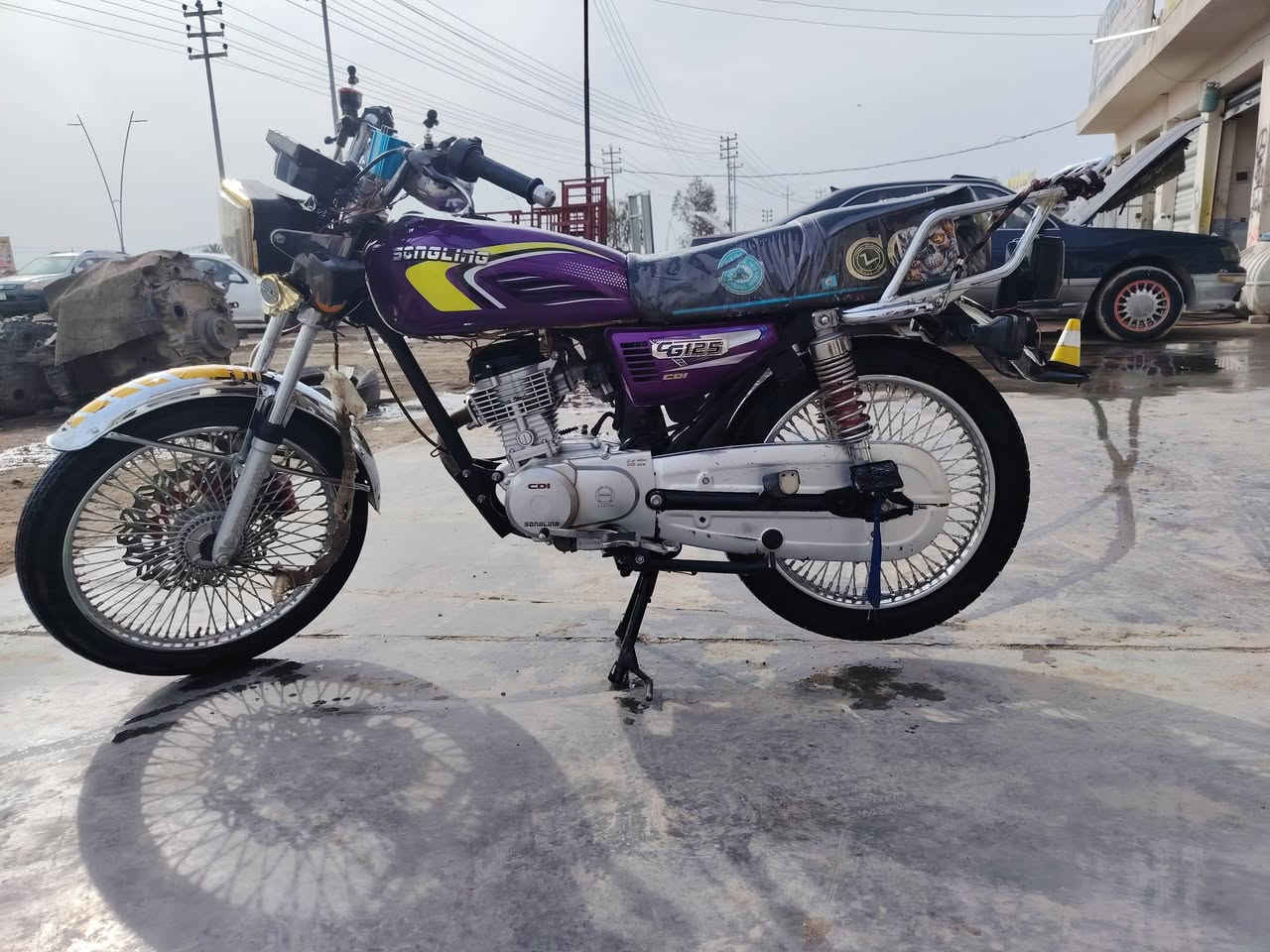 دراجة تايكر  موديال ٢٠٢٥ مكينة خير من الله ونضافة كدامكم السعر ٦٦٠وبيهة مجال بصيط *********** تقاطع السادة
