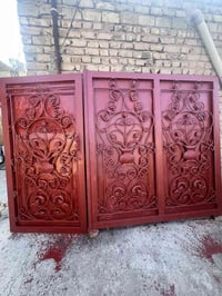 باب سلايت مستحدم  ارتفاع 2 متر وعرض 3 متر مكانه حي الجهاد زوريجات  تفا...