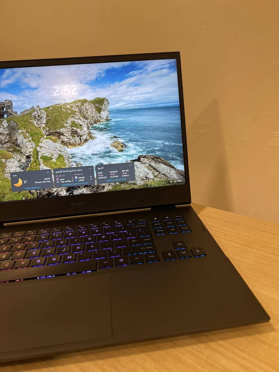 السلام عليكم 
لابتوب hp omen للبيع
كارت شاشة 3060
تفاصيل حاسبة والمواصفات بالصور
نظيفة كلش واستعمال كلش قليل ✅
السعر مليون و 300

مكاني بغداد حي الجامعة 
تواصل ***********
