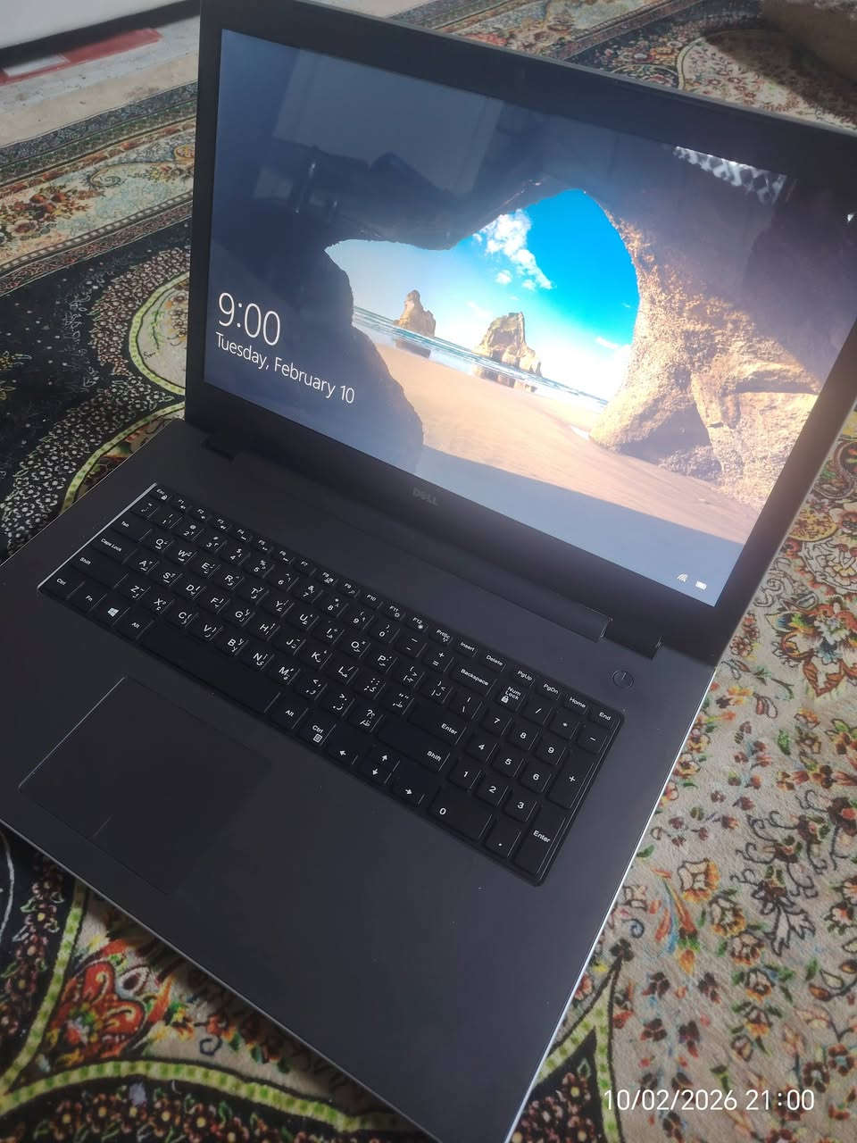 سلام عليكم خوان لابتوب DELL جيل 6 للبيع او المراوس
 لابتوب شوفه عينك نضافه 90% بلميه وممستخدم قليل
حجم شاشه 17 انش وباقي مواصفاته نهايه الصور
سعر  250
للاستفسار ***********
🚧اخوان ممتواجد عل فيسس🚧
