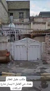 مشتمل مساحه ٦٠م اجهه ٦م نزال ١٠م بناء عكاده متوسط ثلاث طوابق يحتوي الط...