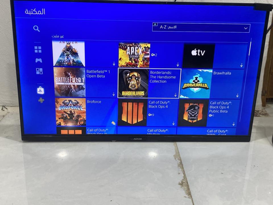 السلام عليكم 
بلي فور للبيع ⭐️
الالعاب مثل ماموضح بالصور 
God of war 4
The last of us
The witcher
Gta five 
A way out 
Call of Duty black ops 4
Call of Duty black ops 3 
Battlefield v
Battlefield 1️⃣ 
Minecraft
Need for speed 
The crew two 
Call of duty modren
Nba 2019 
وهواي العاب ودائميات بالبلي مثل ماموضح
البلي سلم نص تيرا اخر تحديث 
يجي وي كارتونته ووايراته الكاملات وجويستك 
البلي مكفول انظف من النظيف جدا 

السعر ٢٣٥ قفل 
النجف الاشرف 
واتساب : ***********
