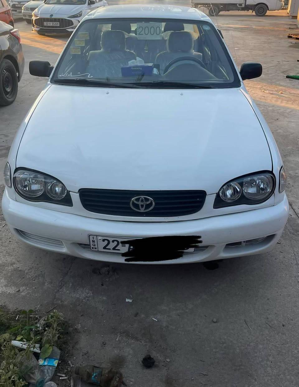 السلام عليكم موديل 2000 رقم اربيل دولي سنويه مجدده 30 محرك بيتنقيس كير عادي شرط سياره جاهزه سياره بلاد مو محور السعر 55 وبيها مجال ***********
