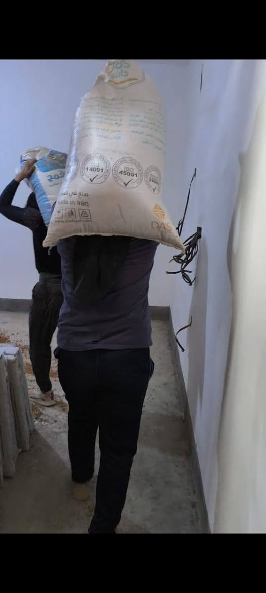 سلام عليكم اخوان  كادر ابو يعكوب    نشتغل تصعيد مواد البناء عل ضهر دخل بغداد ***********
