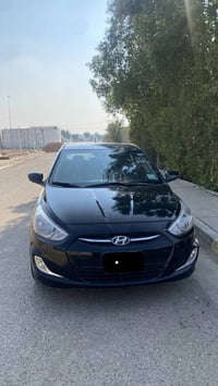 اكسنت وارد امريكي موديل 2016بيها صبغ فقط بالجاملغ الخلفي من جهة قبق ال...