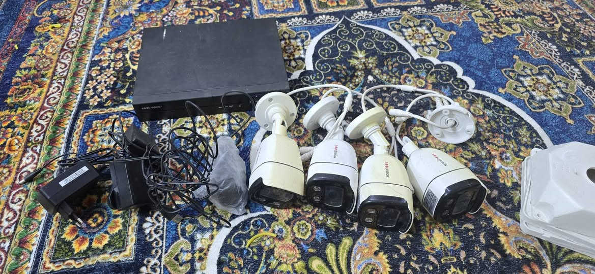 متوفر كامرات مع ديبي ار
العداد٤ معه شاشه
العنواد بغداد البياع تقاطع درويش 
الرقم/***********
