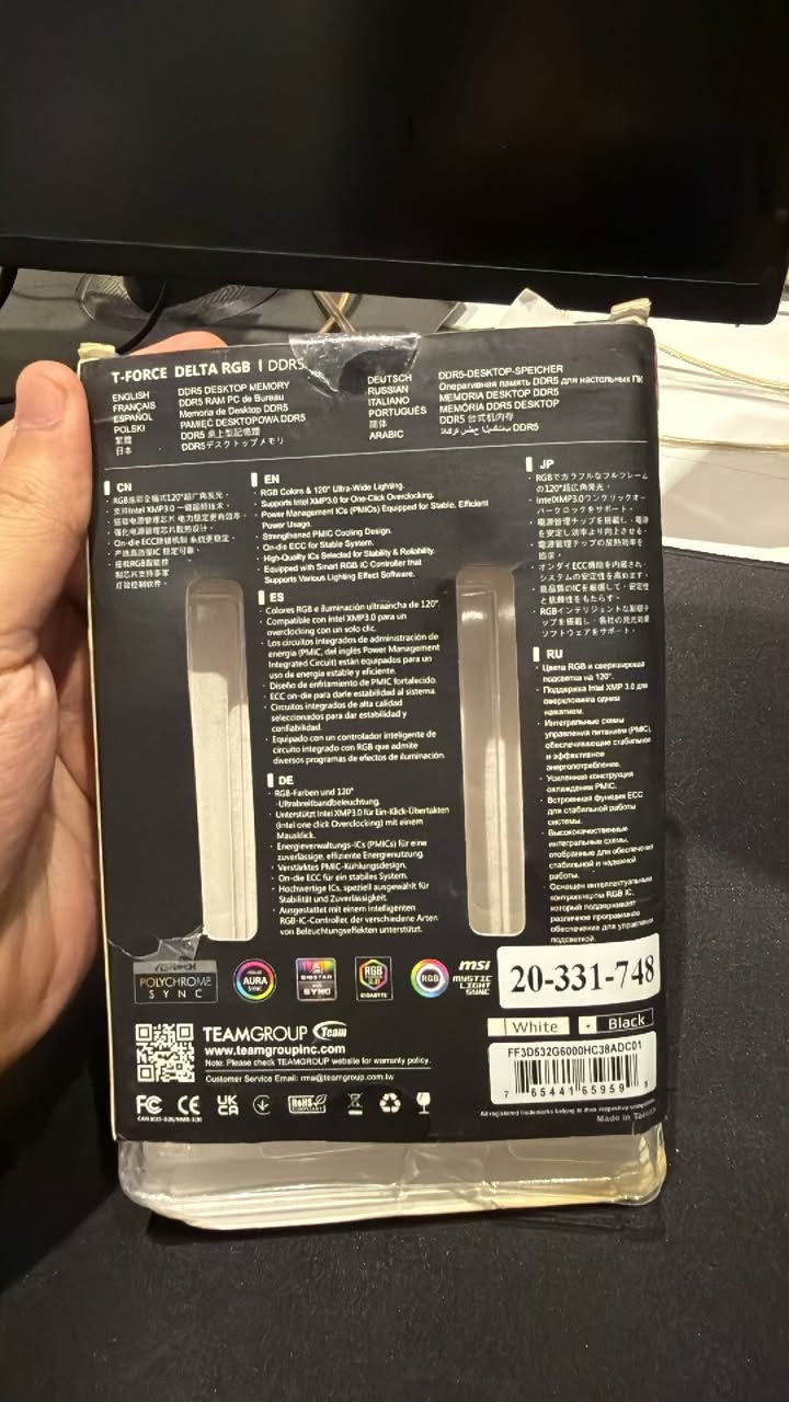 رامات للبيع
Ddr5 6000 hrtz cl38 2*16 
السعر ٥٠٠ الف 
مكاني كركوك


**إذا كنت صاحب هذا الإعلان وتريد حذفه لأي سبب، رجاءا أرسل رسالة إلى الدعم الفني**
