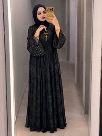 فستان كلوش🖤 خامة كيبور تركي مبطن 38-40-42-44-46-48