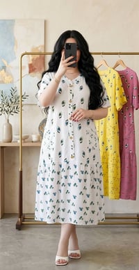 دشداشة نسائية • كشمير كلوش • مقاسات 2XL-5XL