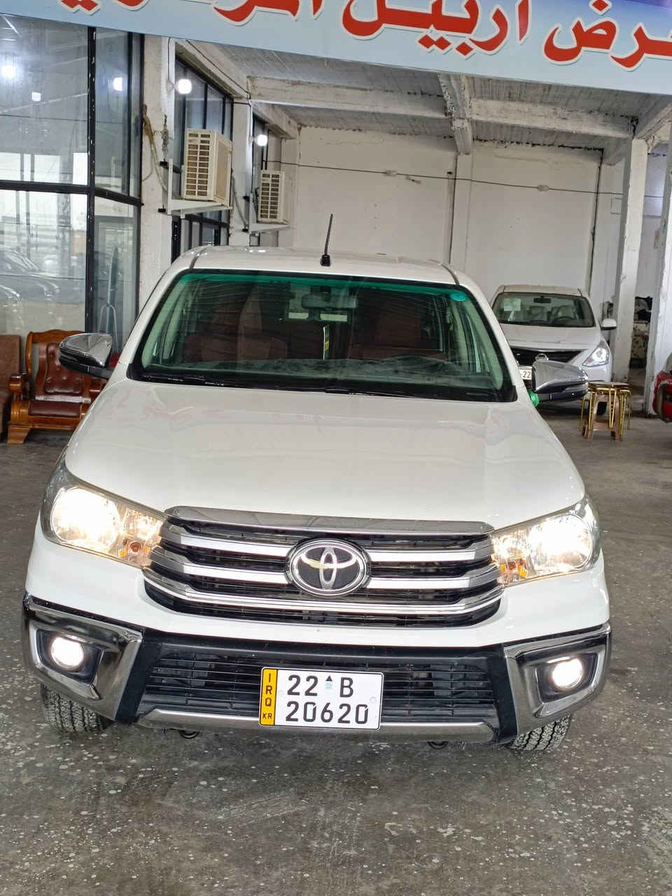 سلام عليكم
هايلوكس 2020 
اوتو ماتيك 
رقم أربيل مميز 
سنويه 2030 مجدده 
كفاله عامه بيها فقط شخط بسيط 
ماشيه 170
مكان واسط الصويرة 
***********
