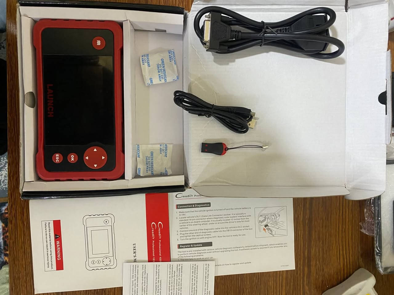 جهاز تشخيص الأعطال للبيع قطعتين  Launch Creader Professional 123 (CRP123). يُعد هذا الجهاز أداة فحص احترافية للمبتدئين وعشاق السيارات، مصممة لتشخيص المشكلات في أربعة أنظمة رئيسية بالمركبة: المحرك، وناقل الحركة (A/T)، ونظام المكابح المانعة للانغلاق (ABS)، ونظام الوسائد الهوائية (SRS).  سعر لقطعه ب100الف


**إذا كنت صاحب هذا الإعلان وتريد حذفه لأي سبب، رجاءا أرسل رسالة إلى الدعم الفني**