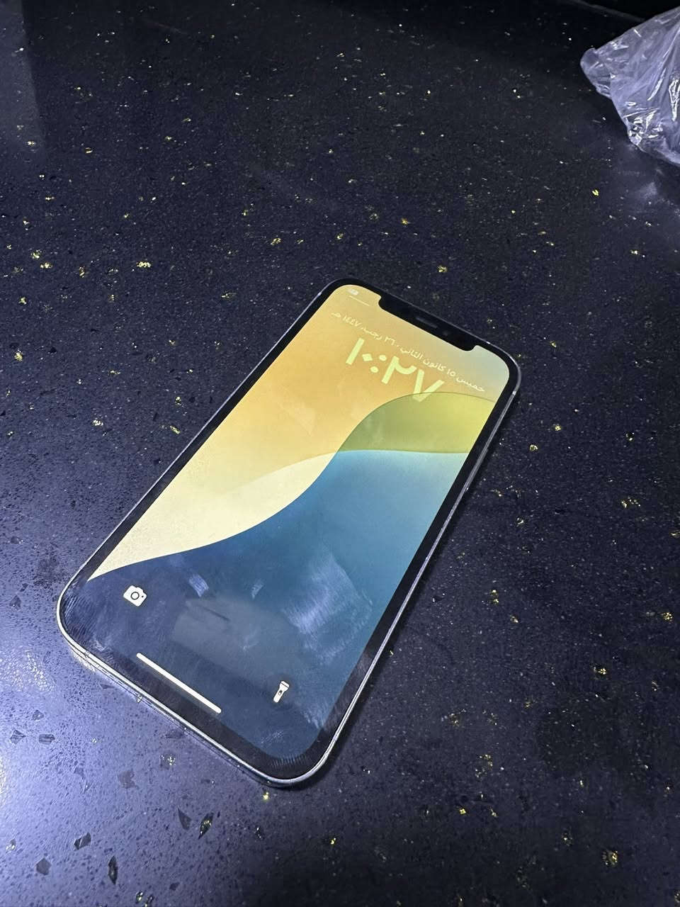 ايفون 12 برو 
ذاكره 128 
شرق اوسط AAA
مستبدل شاشه وبطاريه ول طهر مكسور ول دكمه مال لاطفاء 
جهاز ما بي اي خلل وشاشه اصليه 
لبيع او مراوس حسب لقناعه 
سعر 190 قفل قفل 
مكان حله مركز 
رقم ***********
