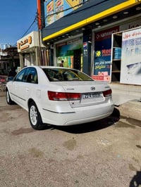 سوناتا للبيع 2010 لون ابيض سدفي ضررها اثنين تعديل بارد كفالا عامه سيار...