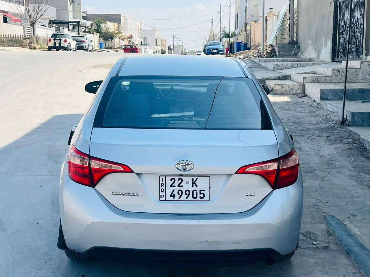 كورلا موديل  2017 ضرر جاملغ جها السايق الامامي  بي بارد مابيها صبغ وبيها شخوط  عكس السايق  فقط  لا معجون ولاشي سياره كير محرك صدر  بشرط
خير من الله  السياره بسمي شرط التحويل  السعر 145وبيها مجال مكاني كركوك ناحية الزاب الاسفل 
الهاتف 
  ***********
