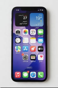 11 برو. ذاكرة 64  بطارية🔋74 بلادي  فيس ايدي شغال البصمه  مبدل فقط شاشة...