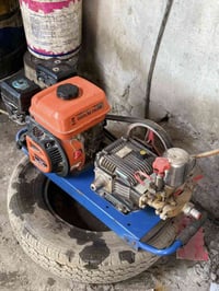 مكينه غسل سيارات جداً نضيفه مع مدكه تشحيم   السعر المكينه الغسل 150 سع...