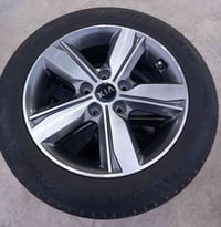 تخم ويل كب 16 اصلي فورتي سيراتو  + 4 اطارات 205/55/16....سعر التخم 280...