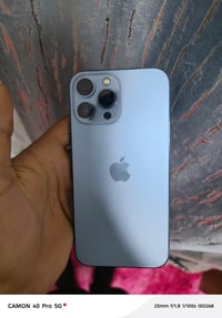 ايفون 13 برو ماكس جهاز نضيف ذاكره 256مامفتوح ولامبدل بي شي بطاريه 85 ح...