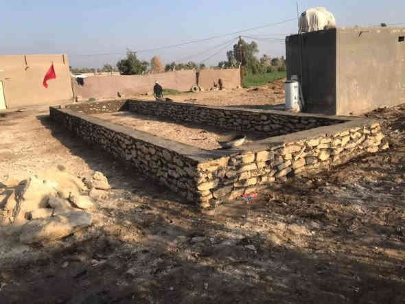 أبو حيدر البناء الحجركرسته وعمل شغل درجة اوله ***********
