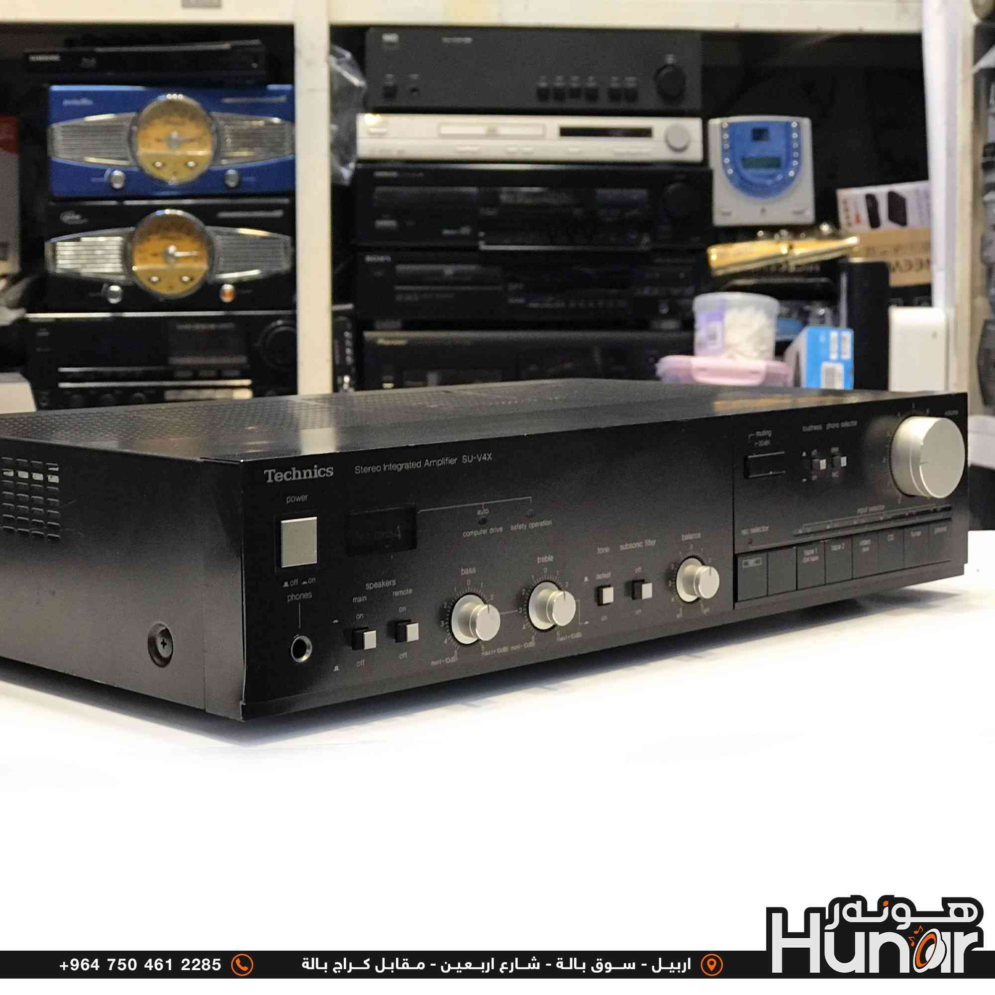Technics STERIO AMPLIFIER MODELSU-V4X
MADE IN JAPAN
           ........... ســعــر ( ۱٦۰ ) ٲلــــف .............
( کوردی • عربي )

🟢توصيل موجود الي جميع المحافضات
🟡گەياندن هەیە بۆ هەموو شوێنێک

🟠مــعـرض هــونـەر
🔸للـصوتــیات(امبلیفایر• سماعة• رادیو• انتیك• مایكروفون)
🔸عــنـوان• اربیل سوق بالة • شارع اربعین
🔸مـوبایـل• ***********
                   ***********

🔵پـێـشانـگای هــونـەر
🔹بۆ ئامێری دەنگی و کارەبایی(ئیمپلیفایر• سەماعە• ڕادیۆ• مایکرۆفۆن)
🔹ناونیـشان• هەولیر • بازاری لەنگەی ٤۰م
🔹مـــۆبـایـل• 
***********
***********

•••••••••••••••••••••••••••••••••••••••••••••••••••
#iraq #kurdistan #duhok #zaxo #hawler #karbala #slemani #erbil #baghdad #kurd #kurdish #akre  #karkuk #kuwait #najaf
#amplifier #audio #subwoofer #sound #music #audiophile #bass #stereo #amplifiers #speaker #soundsystem #speakers
#اربيل #العراق #بغداد_العراق🇮🇶
