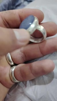 عقيق يماني • صياغة ثقيلة • نقش جميل