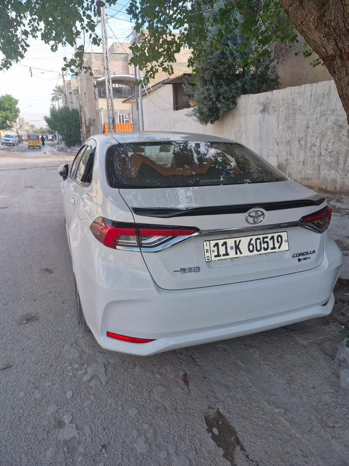 كورلا 2025 هايبرد شكل الخليجي
قماره حديد (بدون فتحه)
بيها شويه كم شخط بسيط باالدعاميه 
ماشيه 11000 الاف
المواصفات 
مكينه 1800 هايبرد
رقم بغداد بأسمي 
 شحن ذاتي 
كراسي قماش اصلي واني مدوشمه جلد مشمشي وارضيات كامله مع صندوق اصلي 
رادار + تحديد مسار طريق + قيادة ذاتيه 
قرائة علامات الطريق المرورية
بصمة تشغيل + دخول ذكي  يدة الباب
هاندر بريك بصمة + اوتو هولد 
 بطاين بوب حياكه  مطرز 
كيجات ديجتل 
شاشه مسجل +تبريد + كامره خلفيه + كار بلي 
تبريد قطعتين 
 حساس اطار + حساس مطر + حساس لايت داينمك  
ايفو مود + مود درايف + مانع انزلاق 
 تحكم  الستيرن كامل مع كروس سرعه
ايرباك عدد 10
ويل كب  حجم 16
مكان السياره بغداد الشعب
السعر 160$

***********
