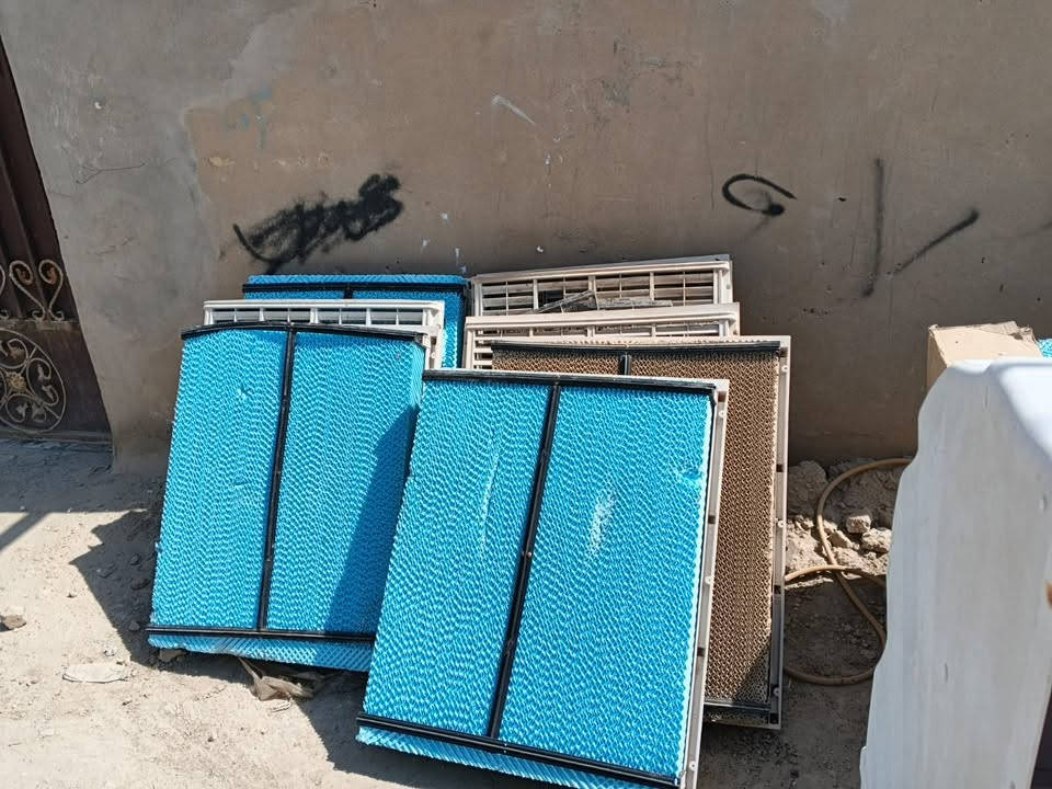 مبردات هواء مستعملة للبيع بسعر مناسب جداً استعمال قليل نظيفات 100‎%‎
حلفات سليلوز اكبر مقاس
عددهن 2 مقاس 6500 
السعر مليون ونص ثنينهن قفل وغير قابل للتفاوض 
العنوان الديوانية العروبة الثانية
للأستفسار والشراء الاتصال على الرقم هذا.  ***********
